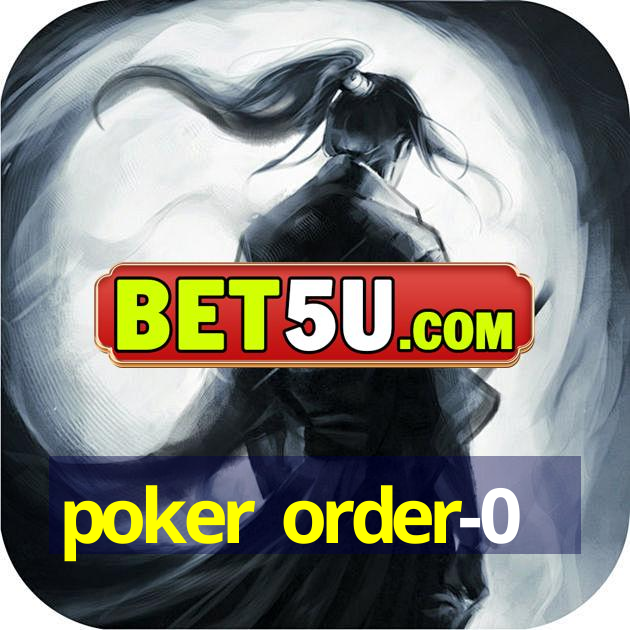 poker order